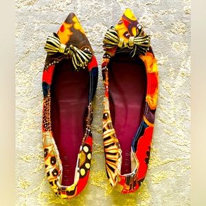 J. Crew colorful flats. Size 11